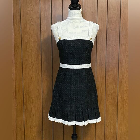 Alice and Olivia Mini Square Neck Dress size 6 - Picture 7 of 16